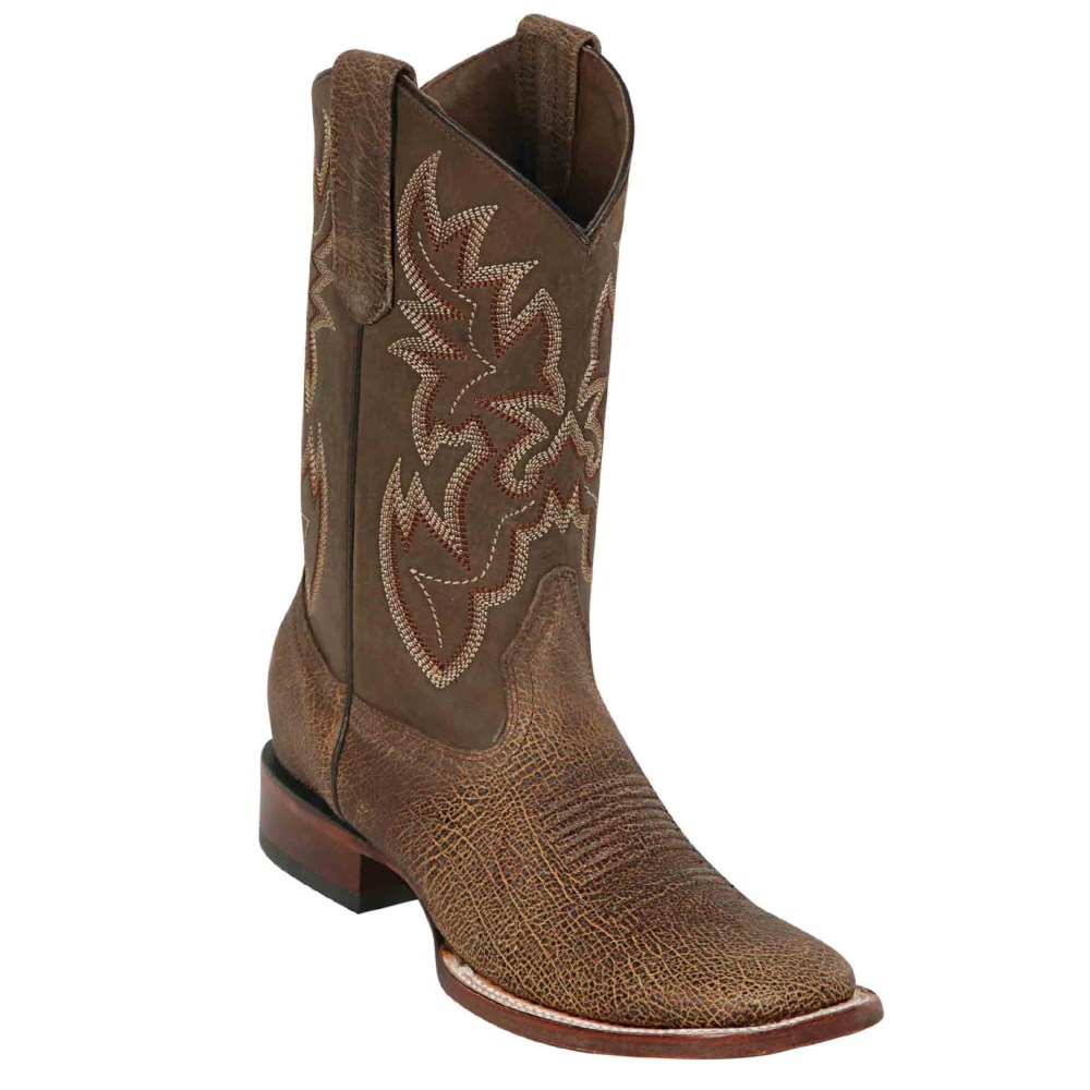 Los Altos | Oakland Square Toe Cowboy Boots | Honey Brown