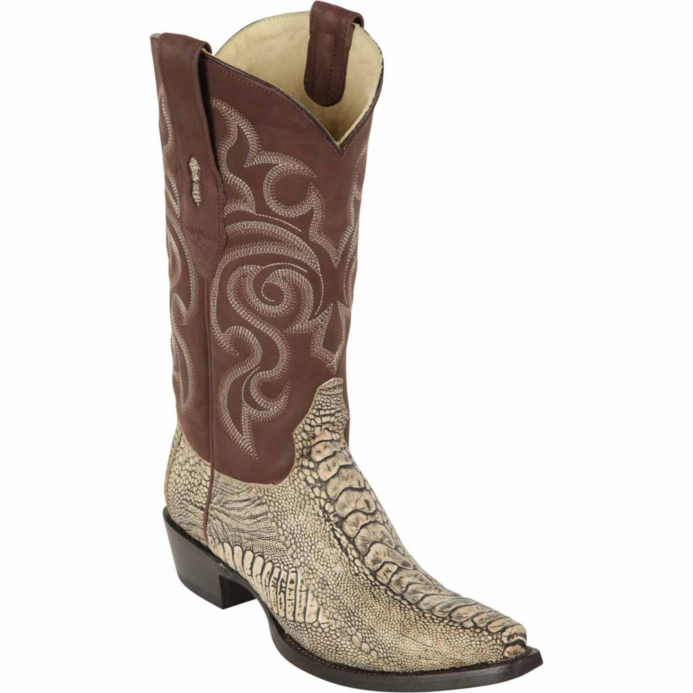 Los Altos | Ostrich Leg Cowboy Boots Oryx | Oryx