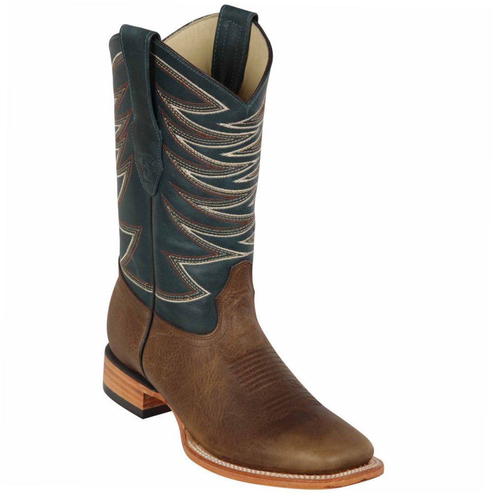 Los Altos | Honey Square Toe Cowboy Boots | Honey