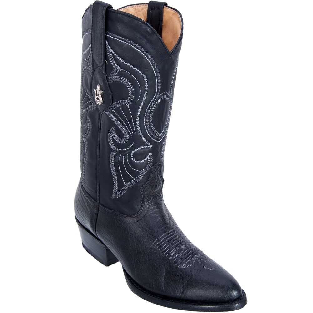 Los Altos | Bull Shoulder Boots R-Toe | Black