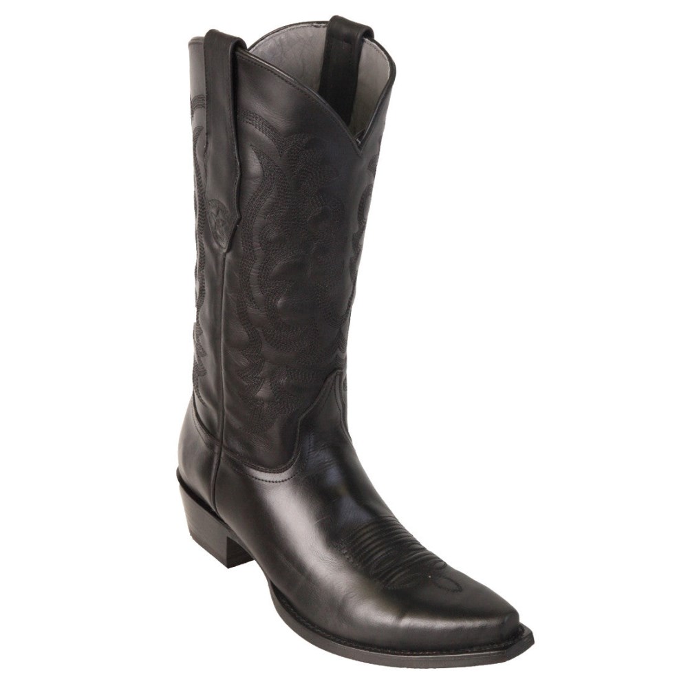 Los Altos | Snip Toe Cowboy Boots | Black