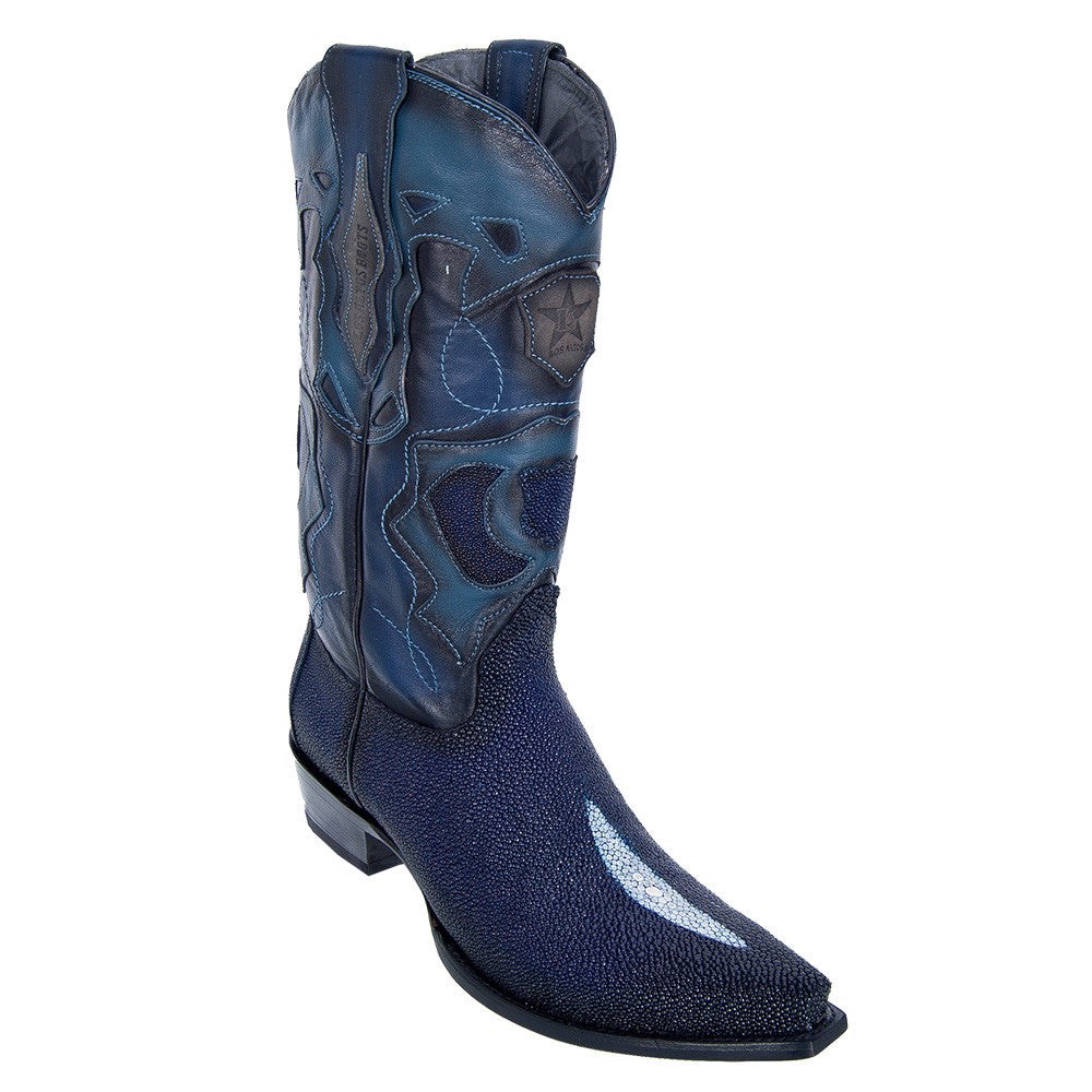 Los Altos | Blue Stingray Boots | Blue