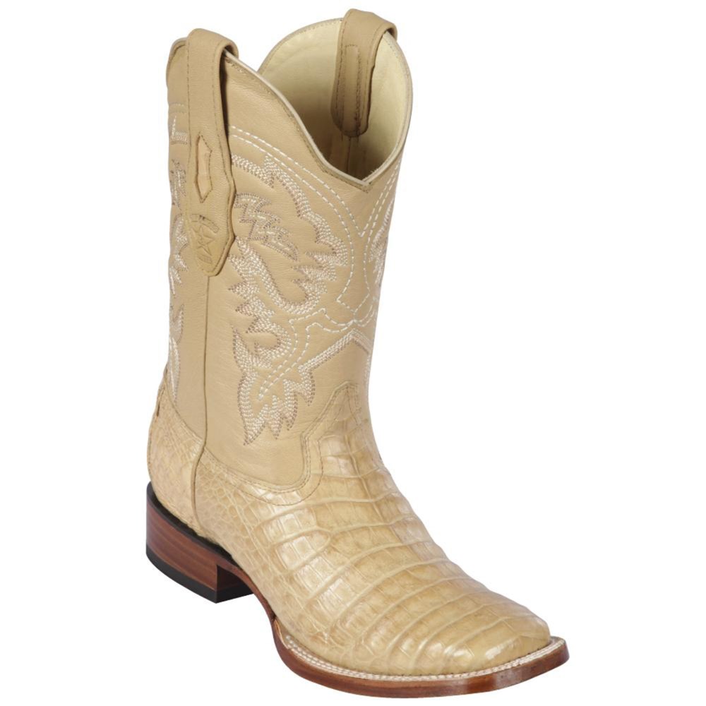 Los Altos | Caiman Belly Oryx Square Toe Cowboy Boots | Oryx