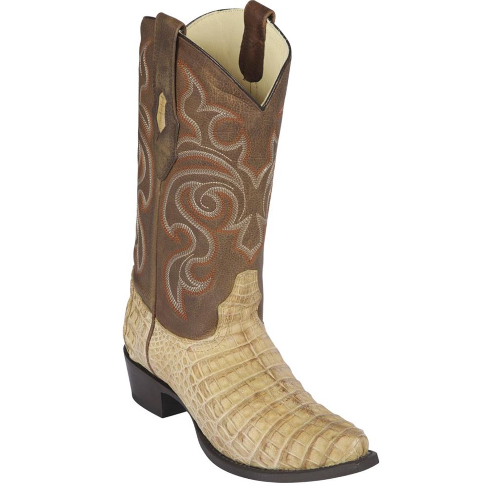 Los Altos | Caiman Belly Cowboy Boots | Honey