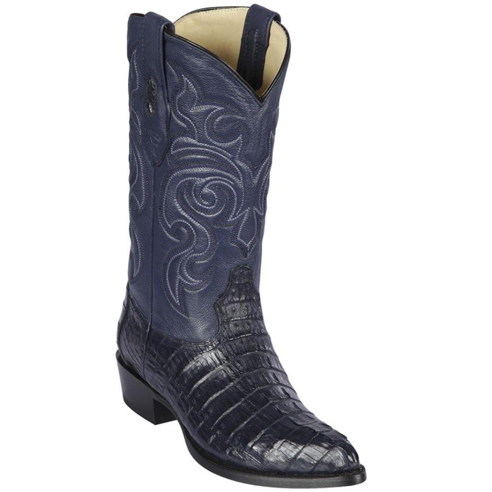 Los Altos | Navy Blue Crocodile Cowboy Boots | Navy Blue