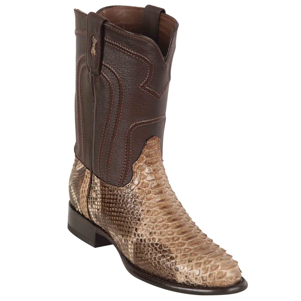 Los Altos | Roper Snakeskin Western Boots | Brown